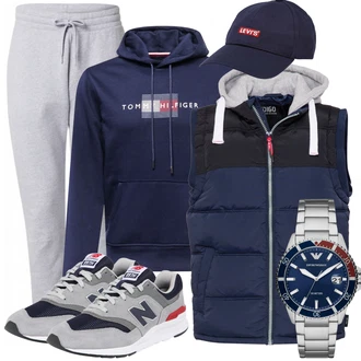outfit mit Siva Hlače "Športna oblačila"