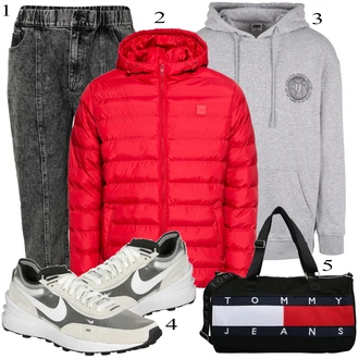 outfit mit Siva Plašč Urban Classics "Vsakdanja oblačila"