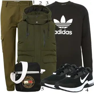 outfit mit Črna Čevlj Superga Nike "Priložnostna oblačila"