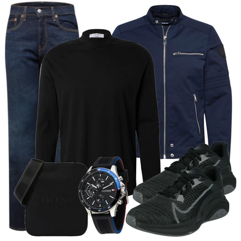 Schwarz Hose levi's kombinieren