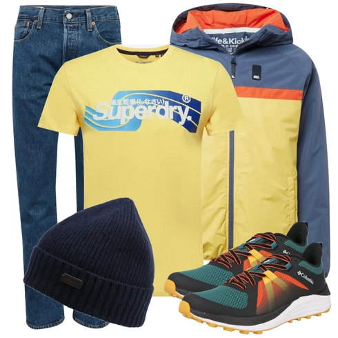 Orange Sommerjacke Alife and Kickin kombinieren