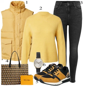Outfit sa Crna Tenisica Tom Tailor "Tvoj otmjeni outfit"