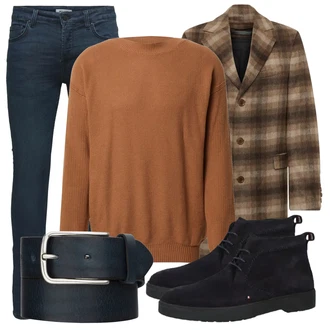 Outfit mit Rot Drykorn "Herbstlicher Look"