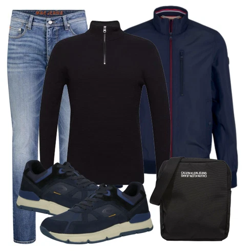 Blau Jeans MAC kombinieren