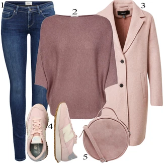 Outfit s Teniska New Balance "Praktický vzhled"