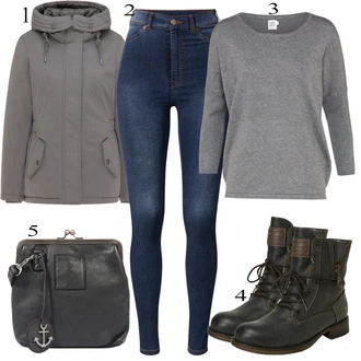 Outfit s Bílá Svetrové Šaty/Dlouhá tylová sukně/Dlouhý Zimní Kabát/Dlouhé Kardigany/Dlouhý Svetr/Dlouhé Šaty/Sveter SAINT TROPEZ "Ulice Styl Outfit"