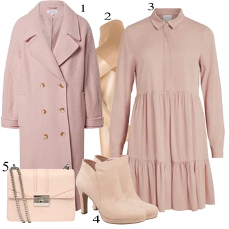 outfit mit Bež Obleka Vila "1"