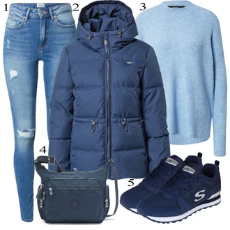 outfit mit Modra Zimska Jakna Ragwear "1"