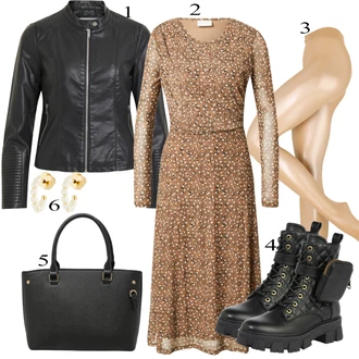 outfit mit Rjava Obleka Vila "1"