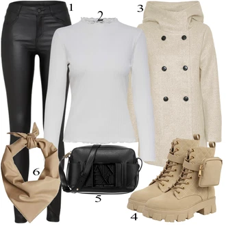 outfit mit Črna Torba za čez ramo Armani Exchange "1"