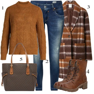 Outfit s Modrá Nezařazené Herrlicher "Cool podzimní outfit"
