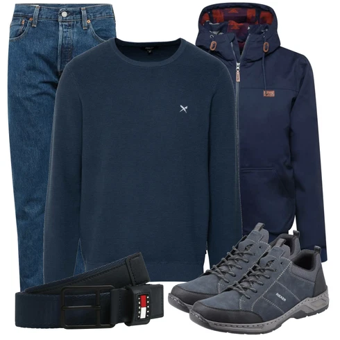 Blau Hose levi's kombinieren