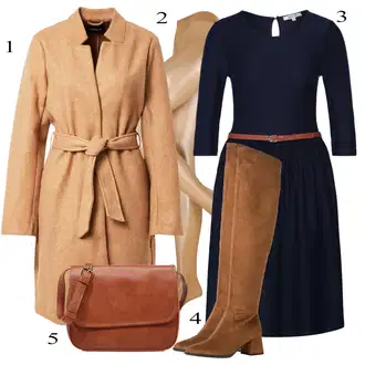 Outfit sa Zeleno/Crvena Čizmica Tamaris "Tvoj otmjeni outfit"