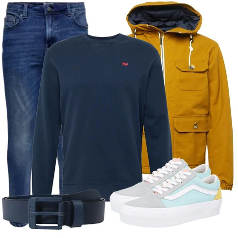 Gelb SommerJacke SELECTED HOMME kombinieren