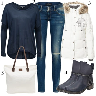 outfit mit Črna Škorenj Rieker "1"
