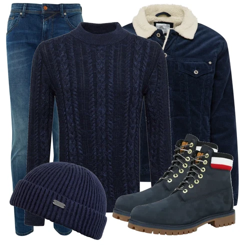 Schwarz Strickjacke Jack & Jones kombinieren