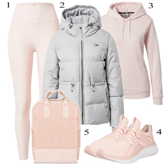 outfit mit Roza/Bež/Modra Superga Puma "1"