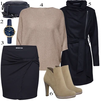 Zimske Outfiti mit Črna Krilo About You "1"