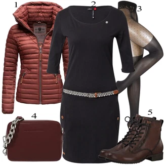 Outfit sa Crna Hulahopke HUNKEMÖLLER "Božićni outfit"