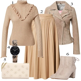 Zimske Outfiti mit Bež Krilo Frogbox "1"