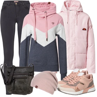 outfit mit Bež Superga Guess "1"