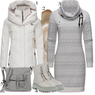 outfit mit Siva Zimska Jakna Ragwear "1"