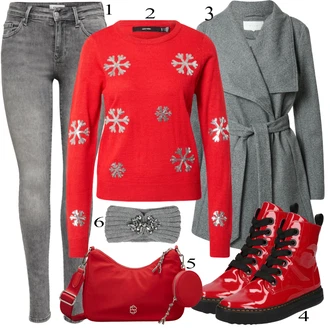 Outfit s Černá Kozačka Ara "Cool každodenní outfit"