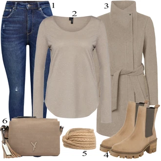 outfit mit Rjava Škorenj Bullboxer "1"