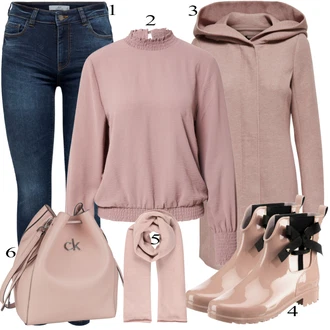 Outfit s Kozačka Tom Tailor "Praktický vzhled"