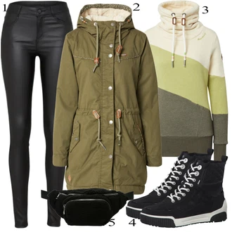 outfit mit Črna Škorenj S.Oliver "1"