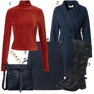 Zimske Outfiti mit Črna Krilo Edited "1"