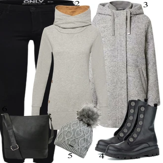 outfit mit Črna Škorenj Gabor "1"