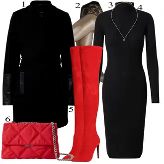 Outfit sa Crna Traper Jakna VERO MODA "Tvoj otmjeni outfit"