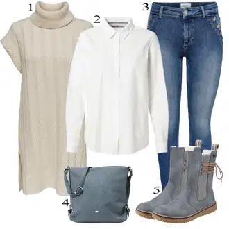 outfit mit Modra Majica Only "1"
