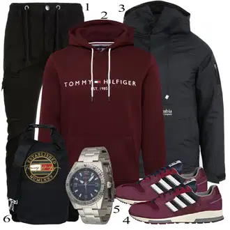 outfit mit Črna Columbia "Vsakdanja oblačila"