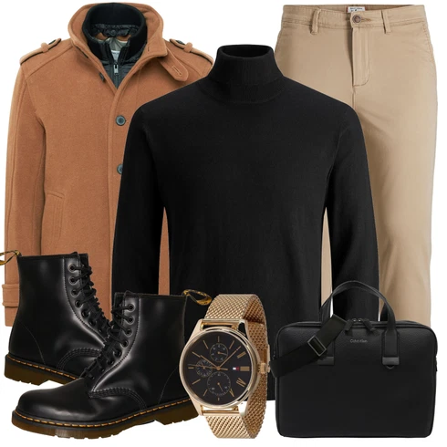 Schwarz Strickjacke Jack & Jones kombinieren