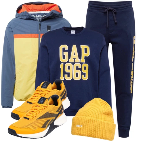 Orange Sommerjacke Alife and Kickin kombinieren