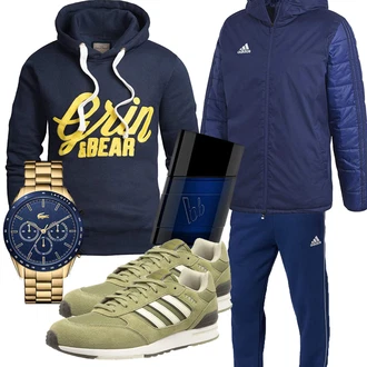 Outfit mit Winter Parka Adidas "Alltagsoutfit"