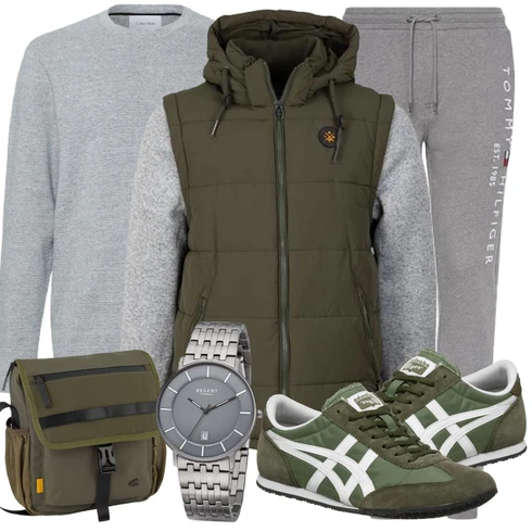 Grün Schultertasche Camel Active kombinieren