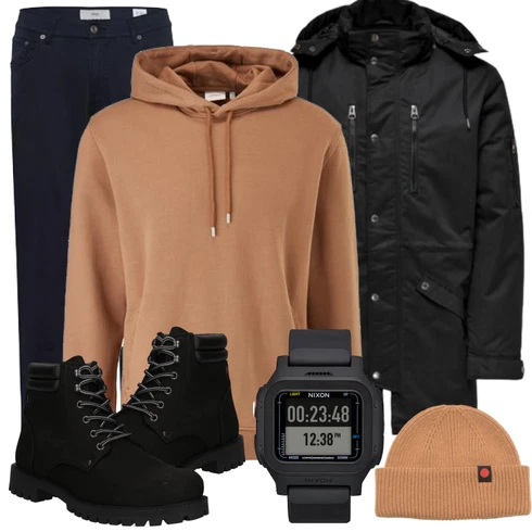 Braun Sweatshirt S.Oliver kombinieren