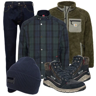 Outfit mit Schwarz Hut Drykorn "Alltagsoutfit"