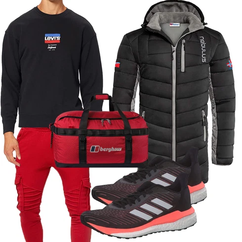 Wintermantel/Winter Parka Nebulus kombinieren mit Jeans