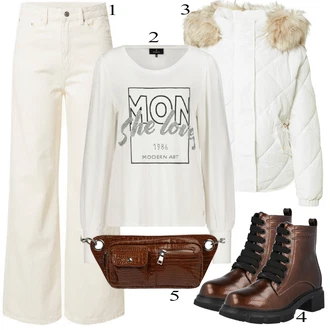 Zimske Outfiti mit Siva Zimska Jakna river island "1"