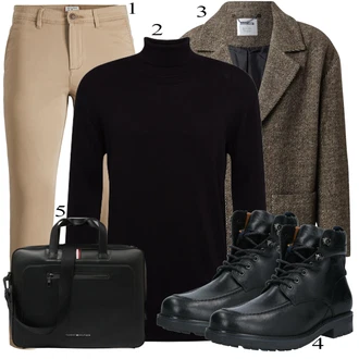 outfit mit Črna Superga Timberland "Poslovna oblačila"