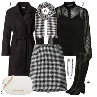 Outfit sa Crna Majica Only "Outfit za sastanke"
