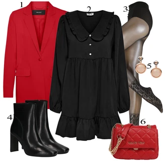 outfit mit Črna Obleka JdY "1"