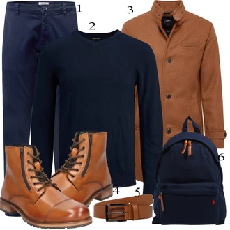 outfit mit Rjava Superga About You "Poslovna oblačila"