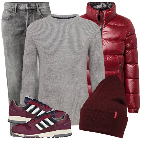 Schwarz/Lila Hut levi's kombinieren
