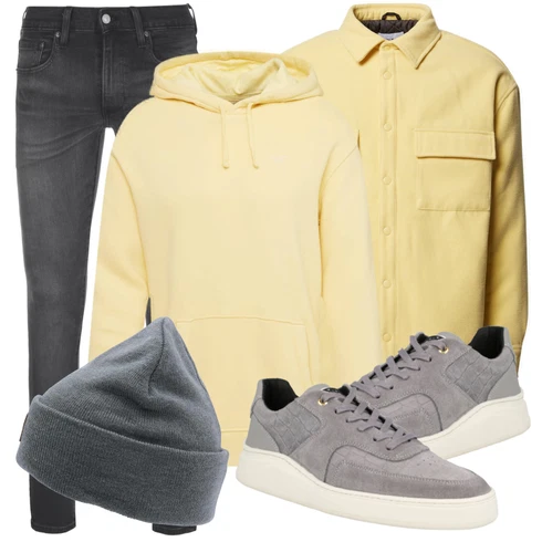 Orange Sommerjacke DAN FOX APPAREL kombinieren