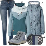 Ležérní outfity z džínoviny na zimu image